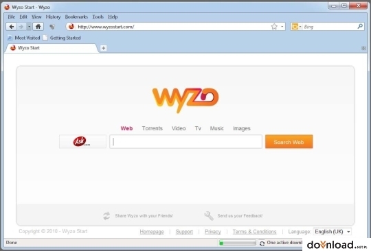 wyzo download wyzo is a new web browser that focuses on optimizing ...