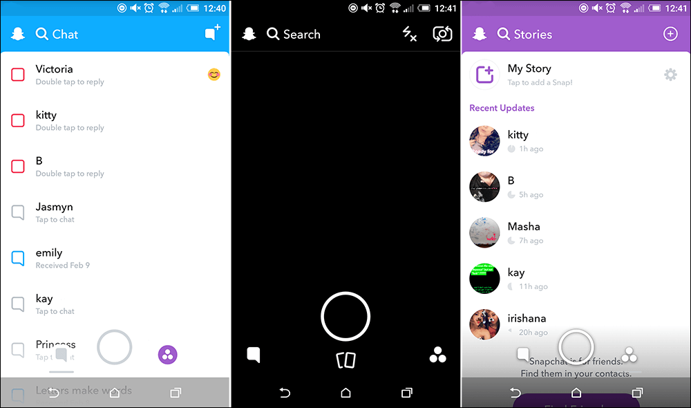 how to go back to an older version of snapchat on android