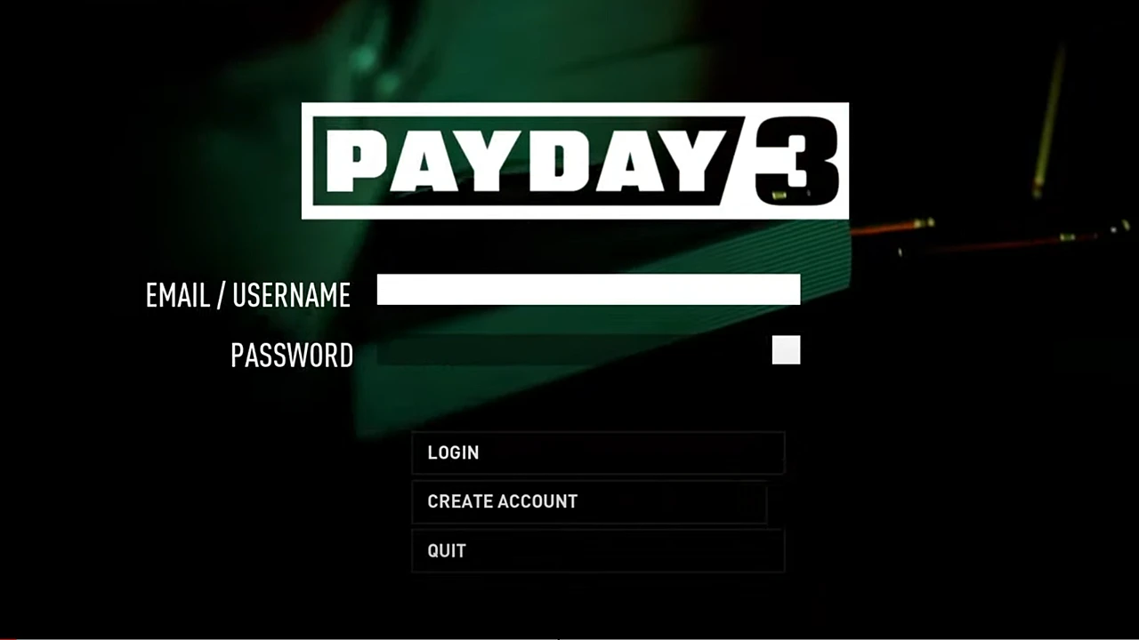 Payday 3: Fix Stuck on Login Page & Nebula Connection Error - Item