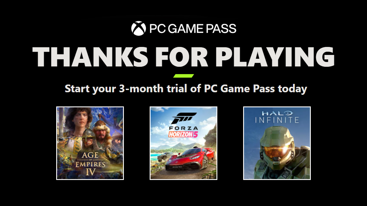 Xbox 3 Month PC Game Pass for PC