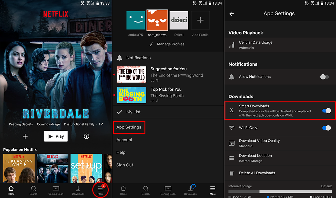 How to Enable or Disable Netflix Smart Downloads.