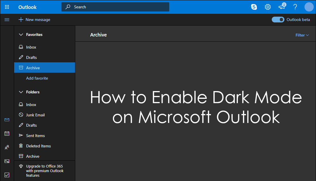 how-to-enable-dark-mode-on-microsoft-outlook-web-version