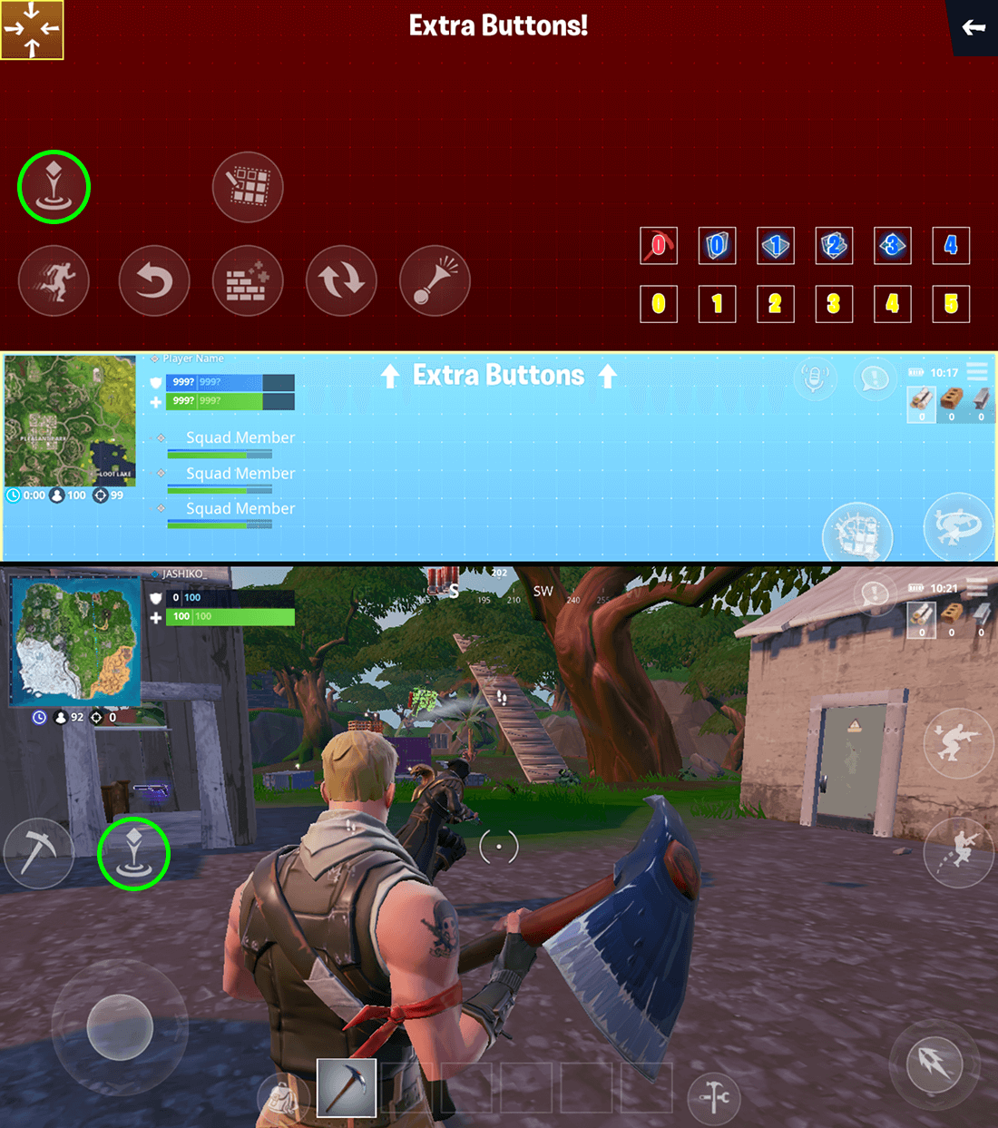 How To Use The Ping Feature On Fortn!   ite Mobile Enable Ping In - how do you use ping on fortnite mobile