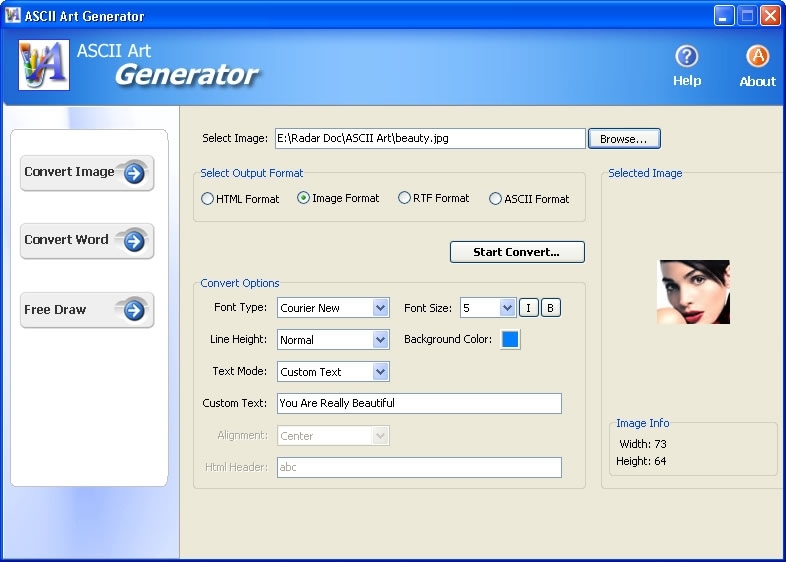 Ascii art generator 3.2 4.4 crack