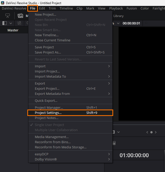 How To Change Timeline Playback Resolution In Davinci Resolve 