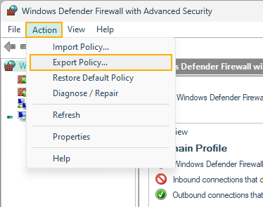 How to Backup and Restore Windows Firewall Settings