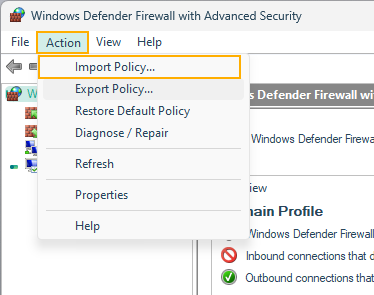 How to Backup Restore Windows Firewall Settings