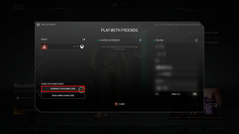 Outriders: How to Link Accounts & Enable Crossplay