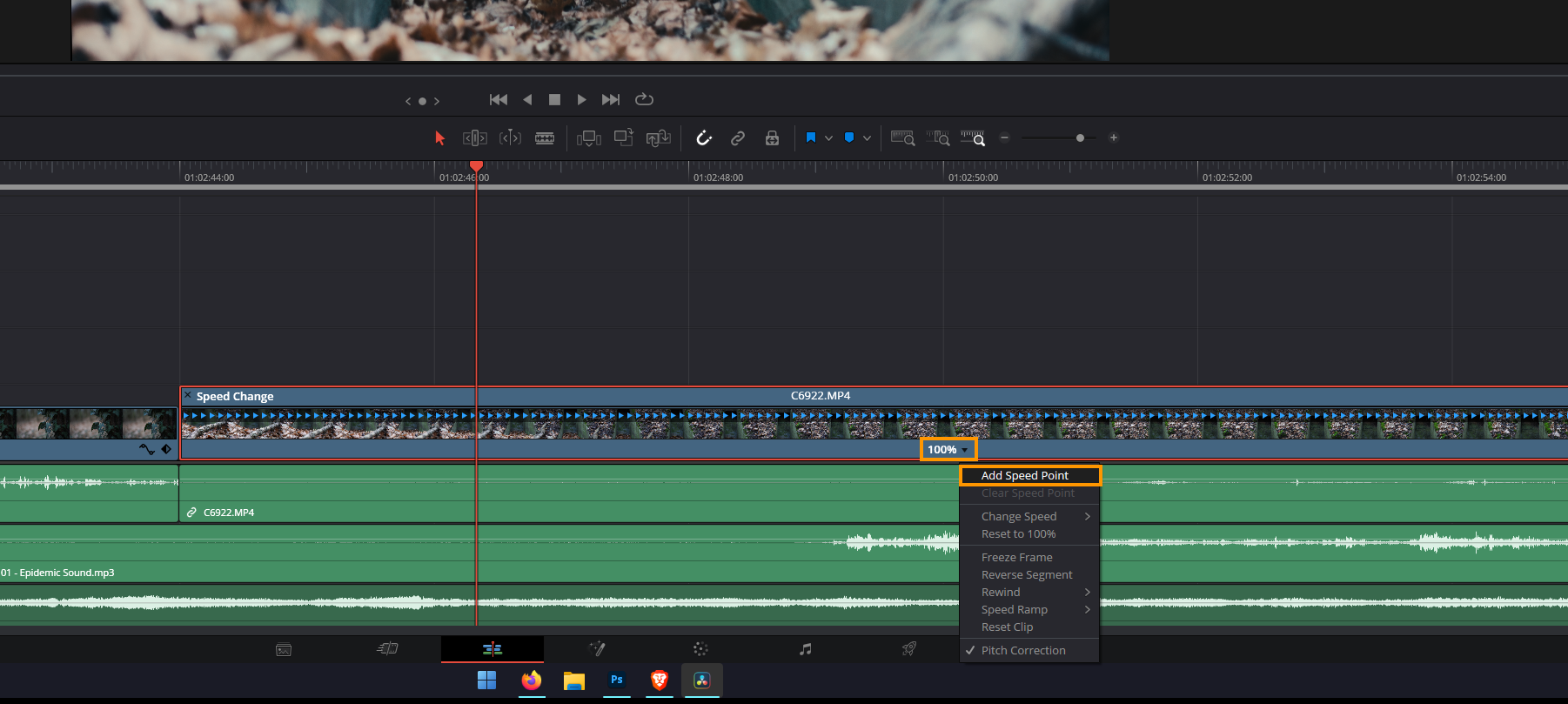 How to Speed Ramp in Davinci Resolve guide