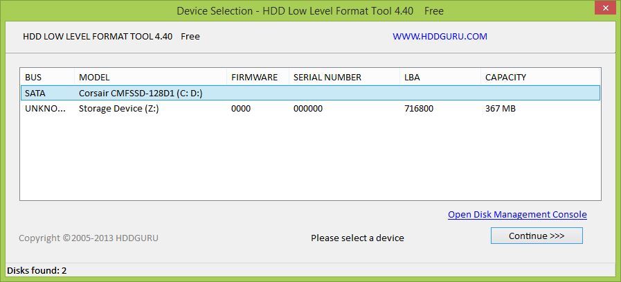 HDD LLF Low Level Format | Utils