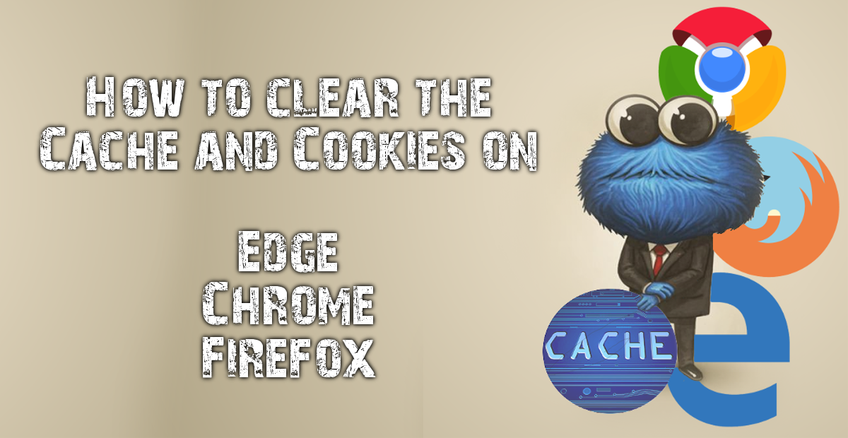 clearing cache and cookies on edge