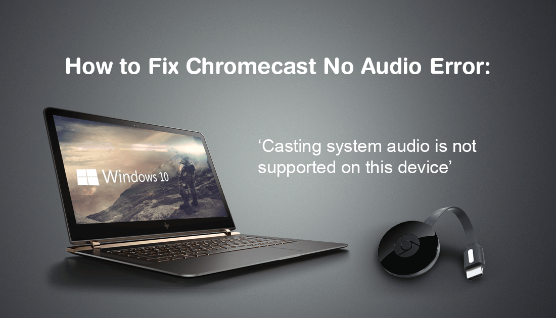 casting to chromecast no audio function enabled in macbook pro