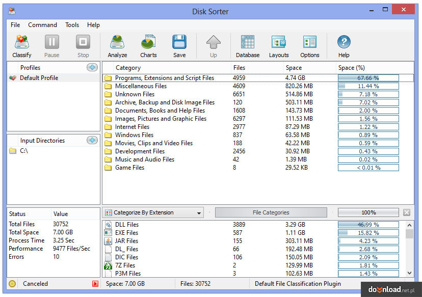 download Disk Sorter Ultimate 15.6.18 free