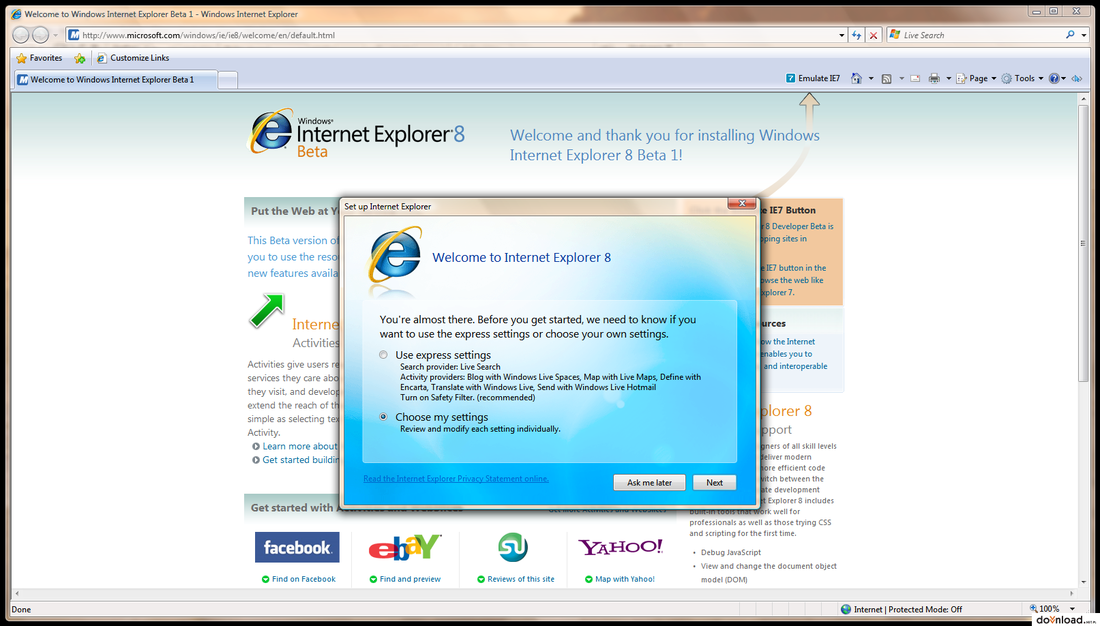 upgrade to internet explorer 8